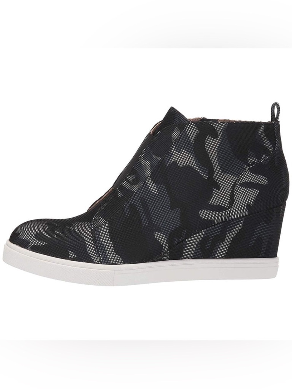 LINEA PAOLO Camo Mesh Felicia Wedge Sneakers